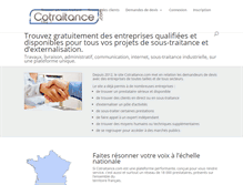 Tablet Screenshot of cotraitance.com